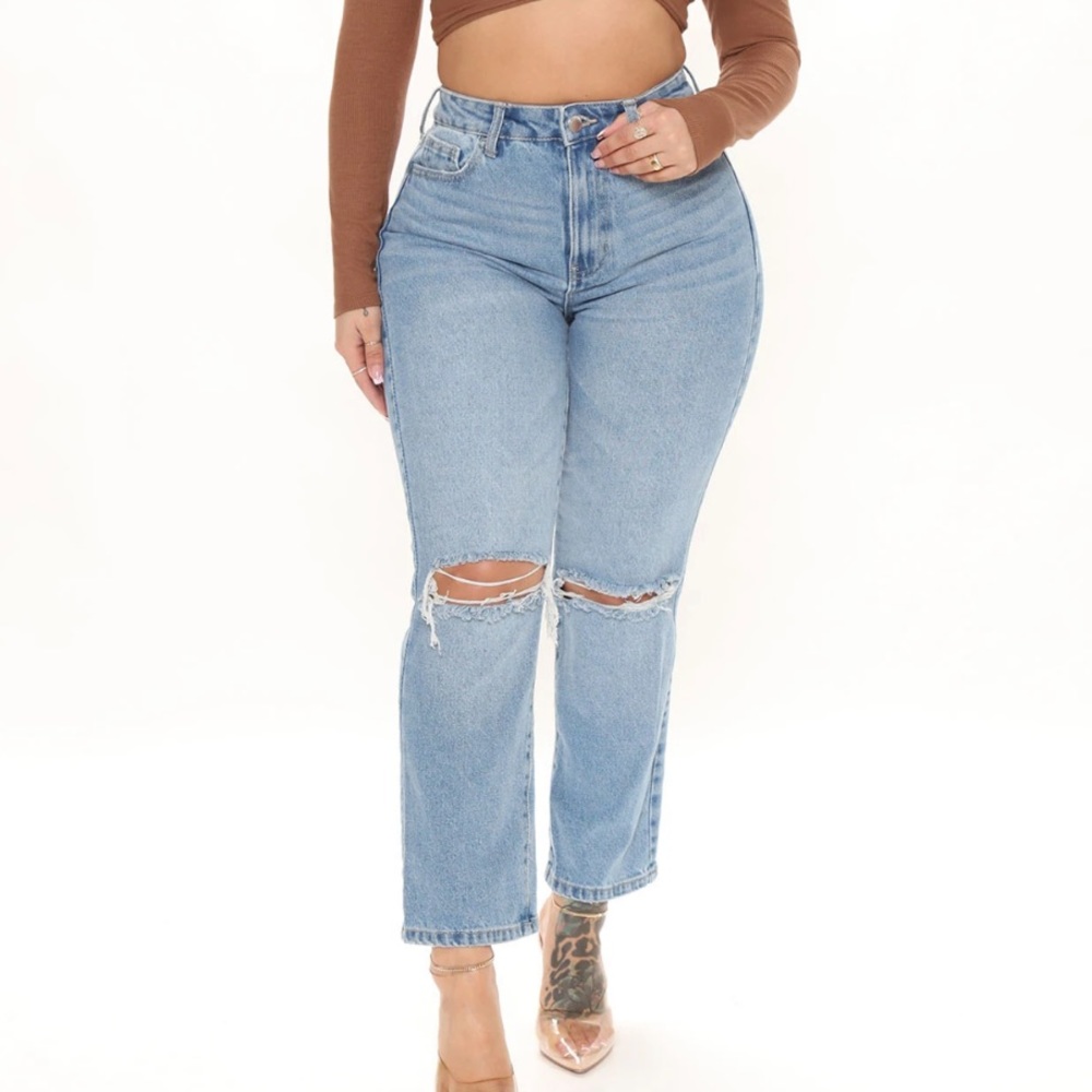 🩷 3 for $25 Just in time high rise straight leg jeans